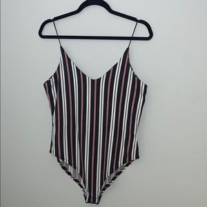Stripped Bodysuit
